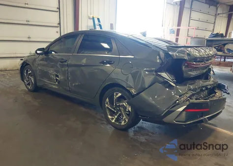 2025 Hyundai Elantra Hybrid Limited из США, поврежденный, VIN KMHLN4DJ3SU130502